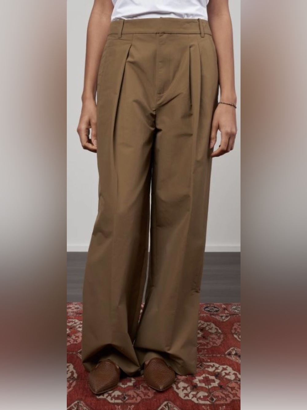 Tibi Stella Nylon Wide Leg Pants Size 2